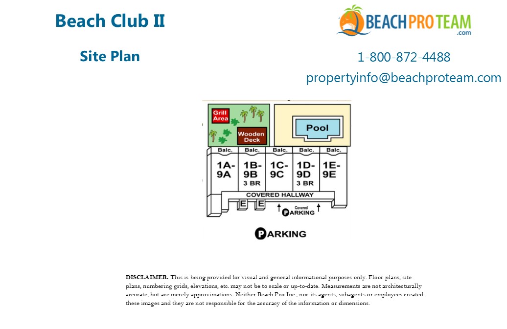 Beach Club II Site Plan